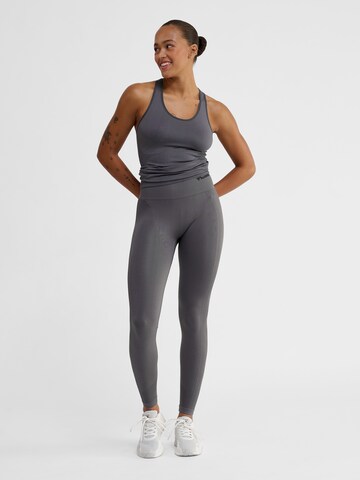 Skinny Pantalon de sport 'Tif' Hummel en gris
