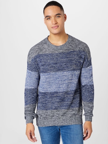 s.Oliver Pullover i blå: forside