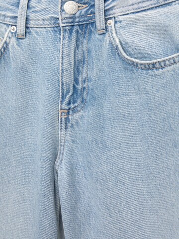 Largi Jeans de la Pull&Bear pe albastru