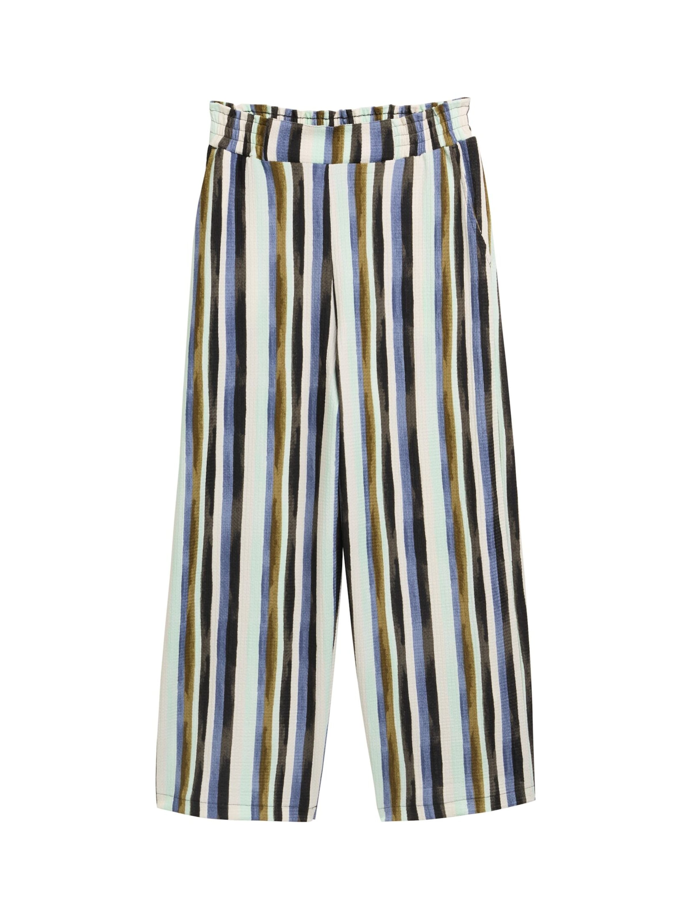 TOM TAILOR DENIM Trousers in Green: front