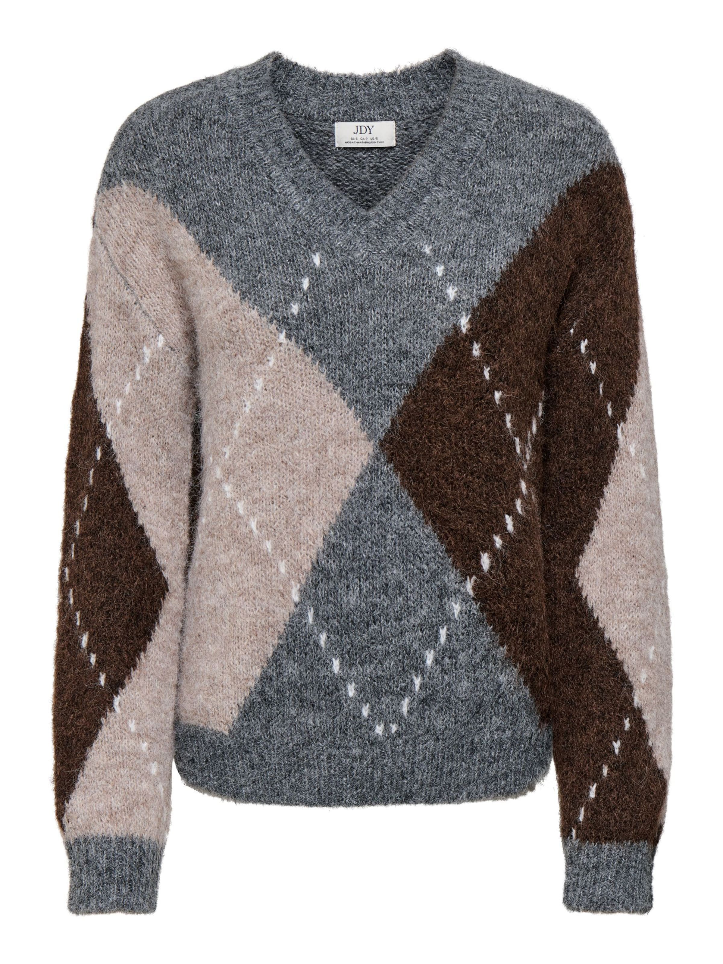 Pull-over 'JDYZOEY' JDY en gris : devant