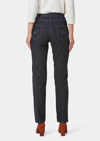 Goldner Slim fit Jeans 'Anna' in Black