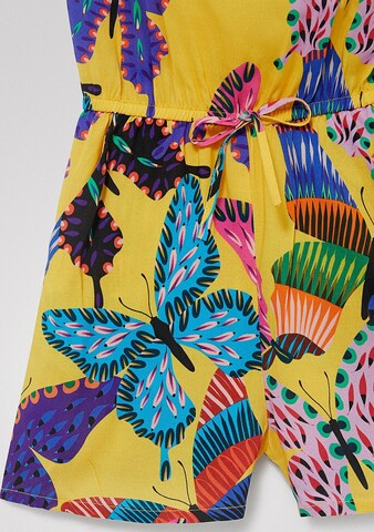 Desigual Dungarees 'Universo' in Yellow