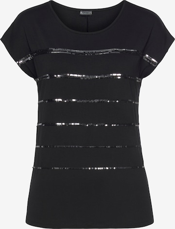 LAURA SCOTT Shirt in Black: front