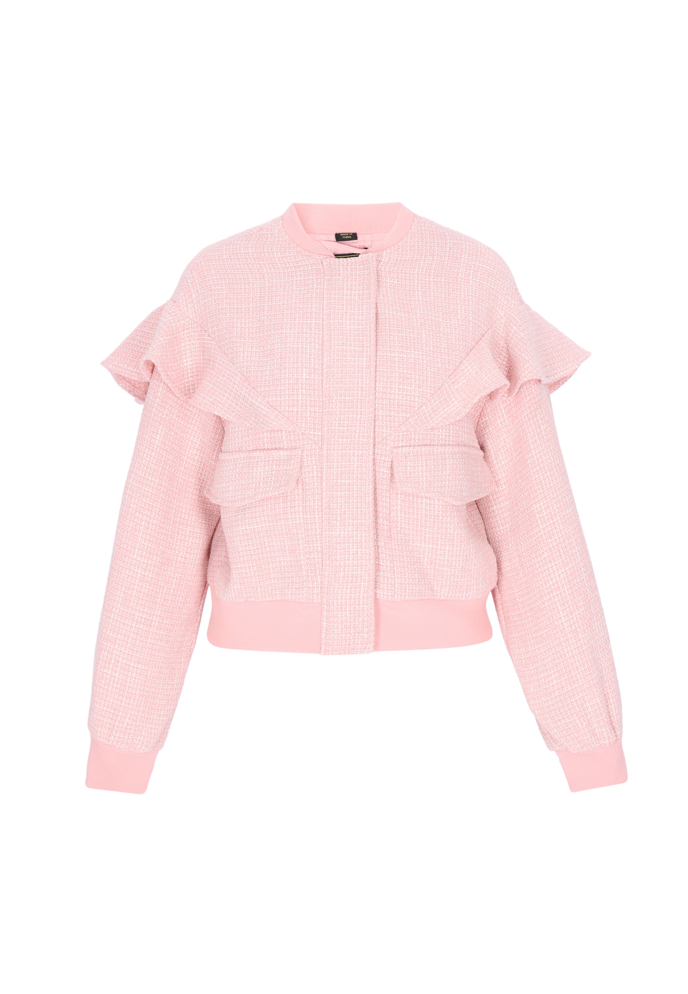 faina Between-season jacket 'Festive' in Pink: front