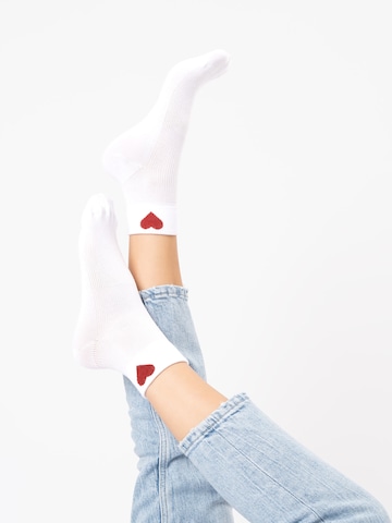 Occulto Ankle Socks 'Gianna' in Red