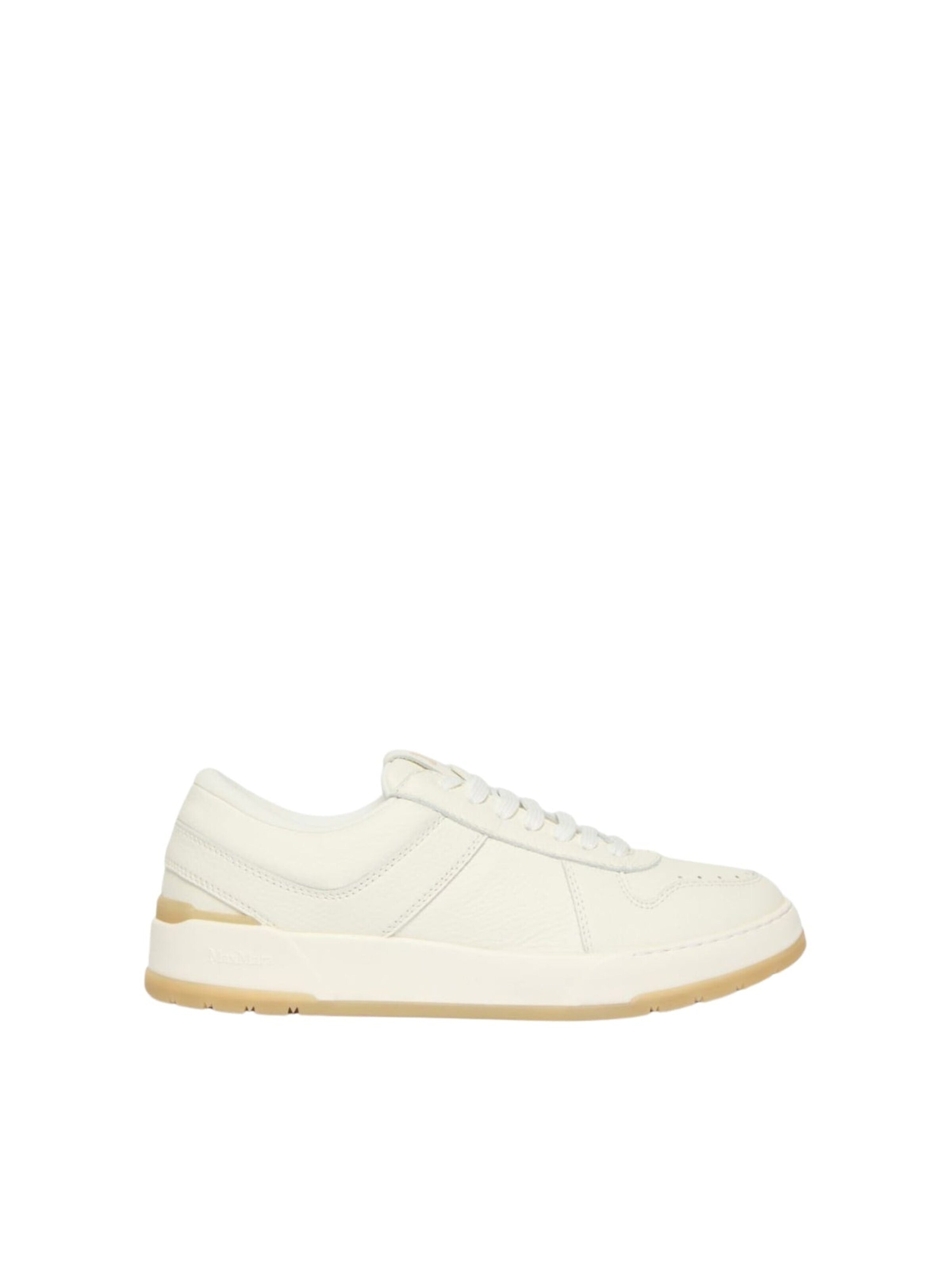 Sneaker bassa di Max Mara in bianco: frontale