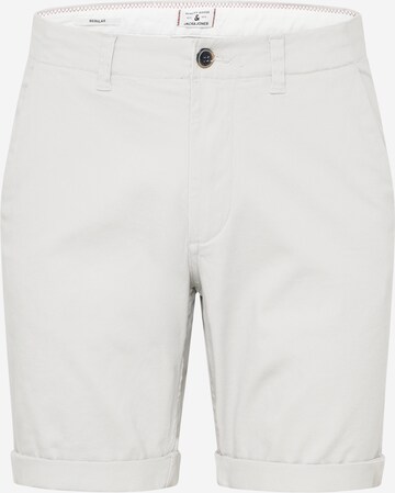 JACK & JONES Chino-püksid 'DAVE', värv hall: eest vaates