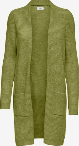 ONLY Knit Cardigan in Green: front