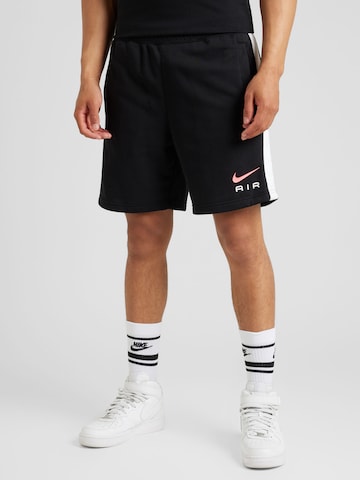Nike Sportswear Štandardný strih Nohavice 'AIR' - Čierna: predná strana