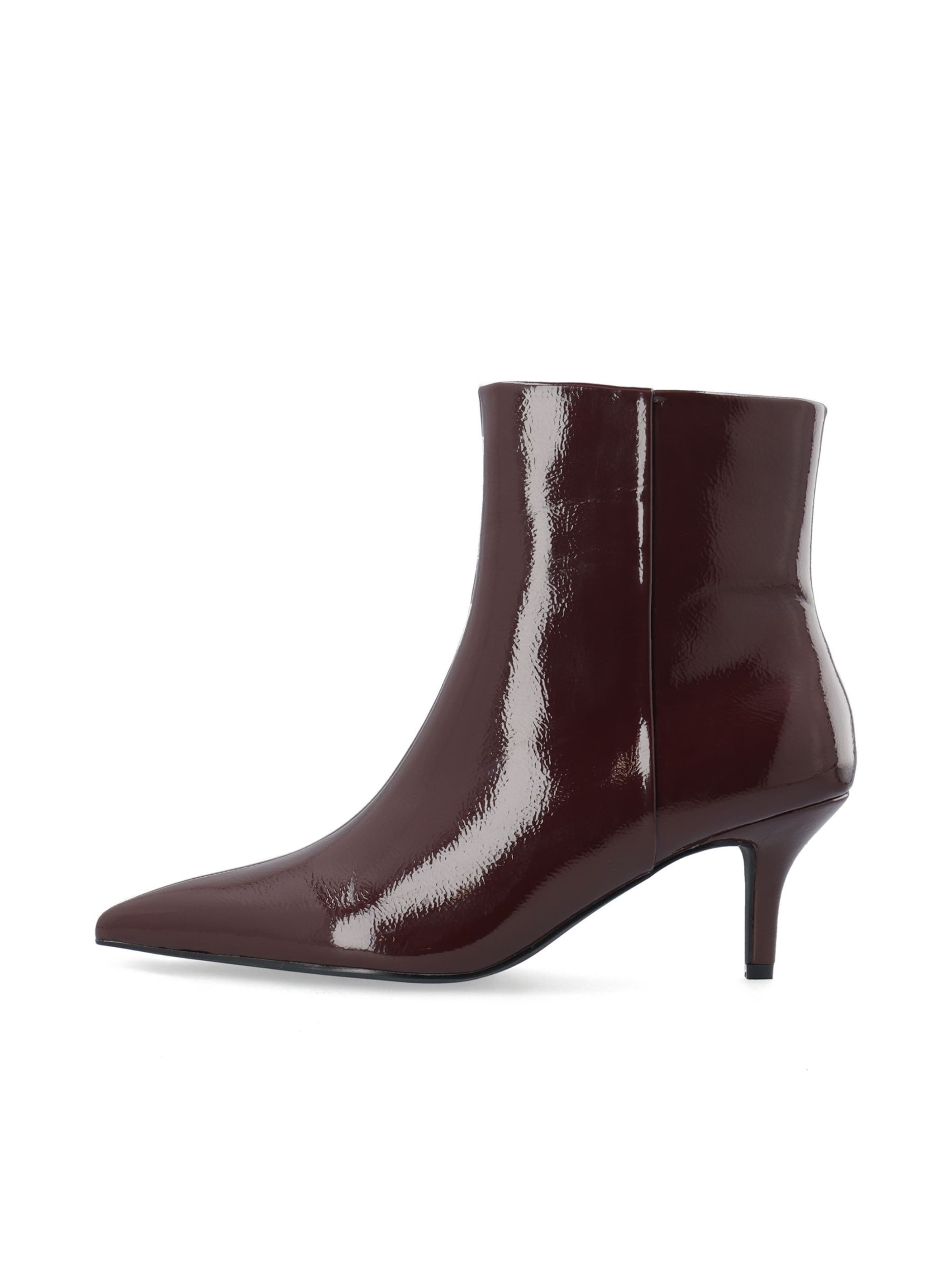 Bianco Ankle Boots 'Tyra' in Braun: Vorderseite