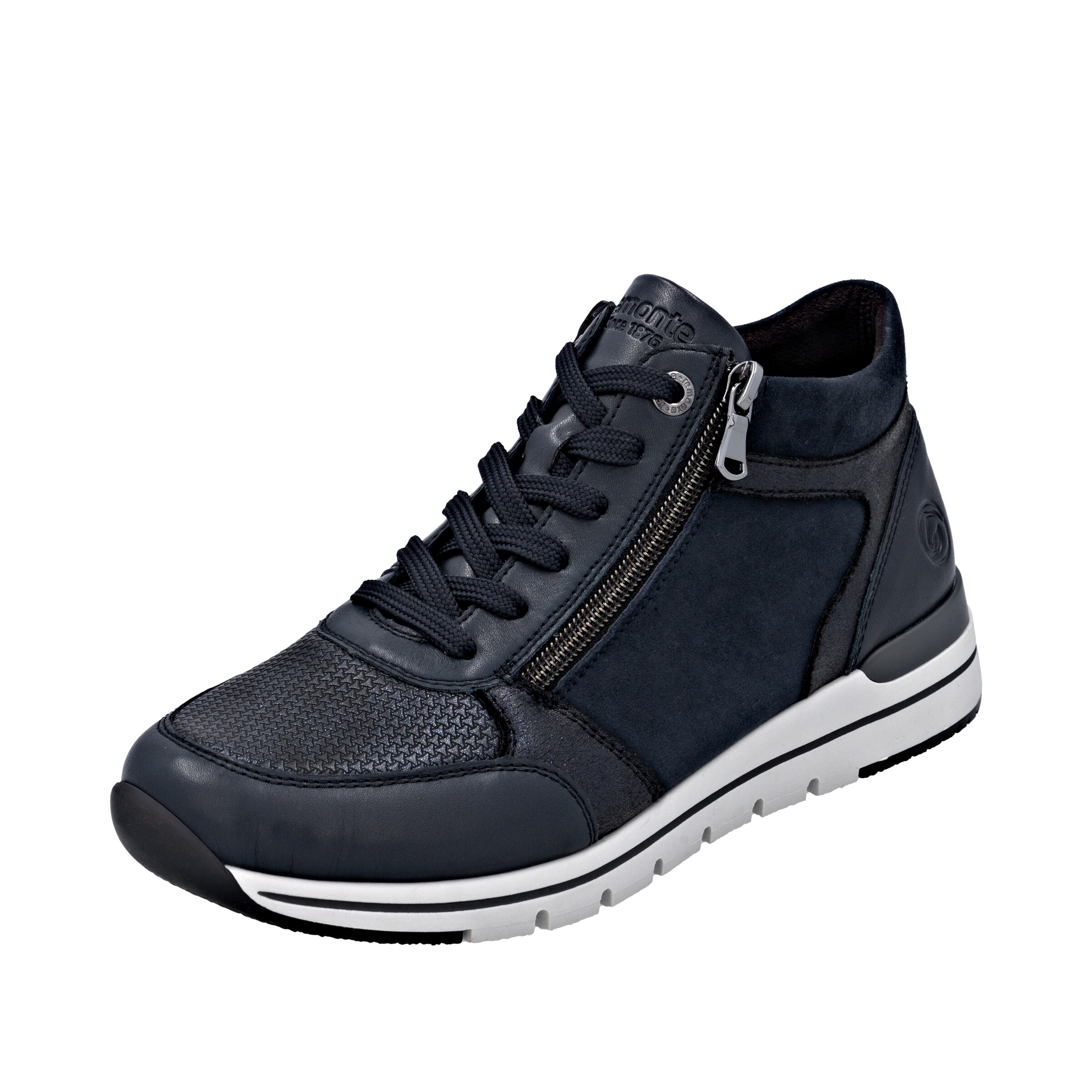 REMONTE Veterlaarsjes in Blauw: voorkant