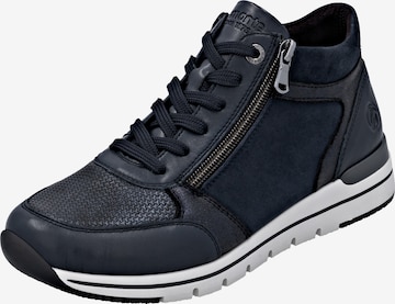 REMONTE Schnürstiefelette in Blau: Vorderseite