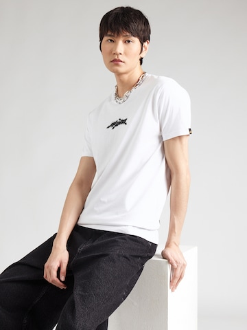 ALPHA INDUSTRIES Póló - fehér