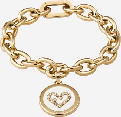 FURLA Βραχιόλι 'Heart' σε χρυσό / διαφανές / λευκό, Άποψη προϊόντος