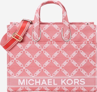 MICHAEL Michael Kors "Чанта тип ""Shopper""" 'GIGI' в сьомга / червено / бяло, Преглед на продукта