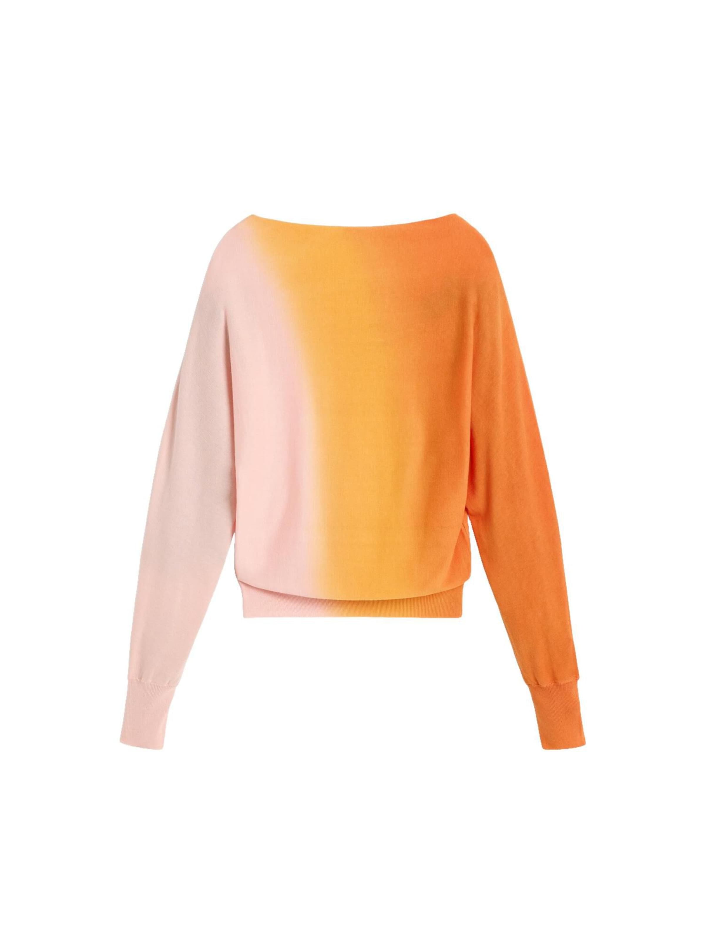 Desigual Sweter w kolorze pomarańczowy: przód