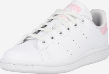 ADIDAS ORIGINALS حذاء رياضي 'STAN SMITH J' بـ أبيض: الأمام