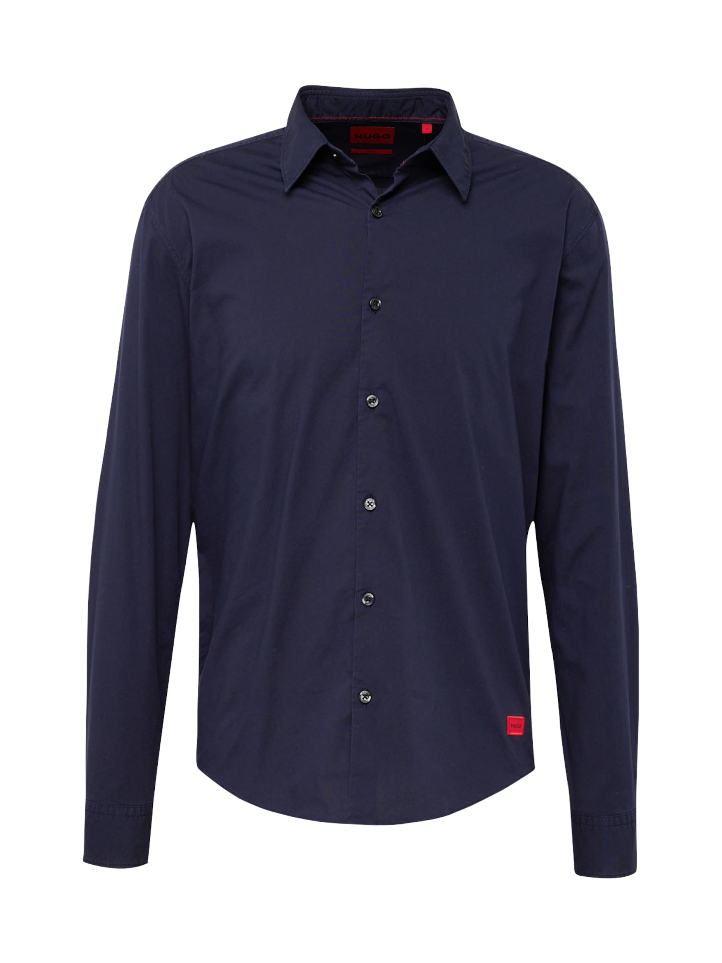 HUGO Slim Fit Hemd 'Ermo' in Blau: Vorderseite