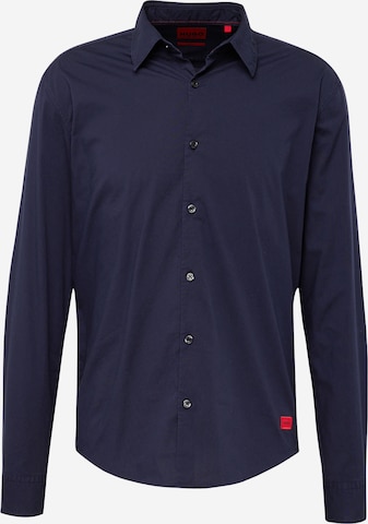 Chemise 'Ermo' HUGO en bleu : devant