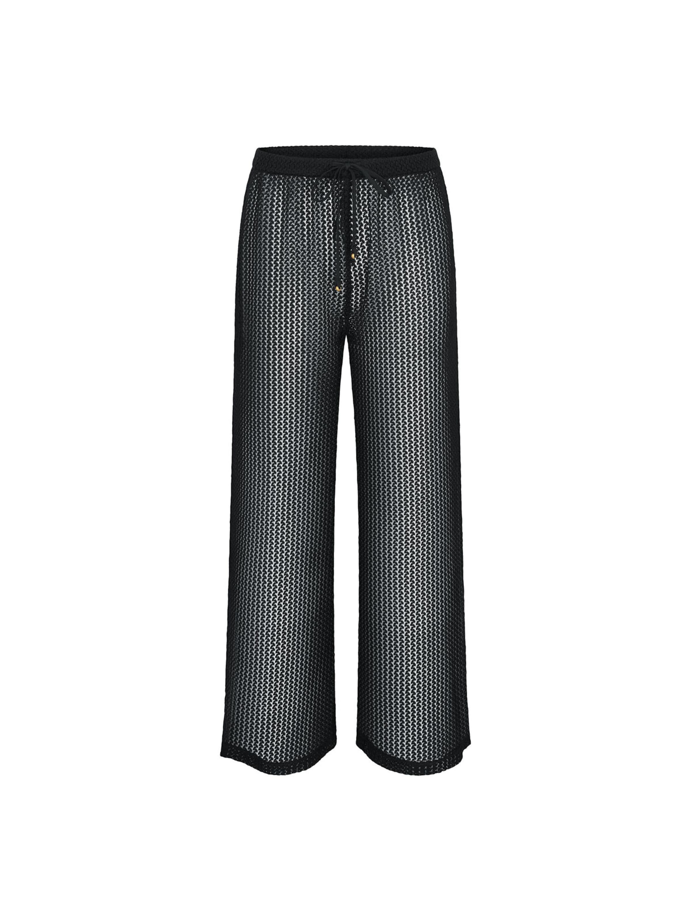 TRIUMPH Trousers ' Red Label Beach MyWear ' in Black: front