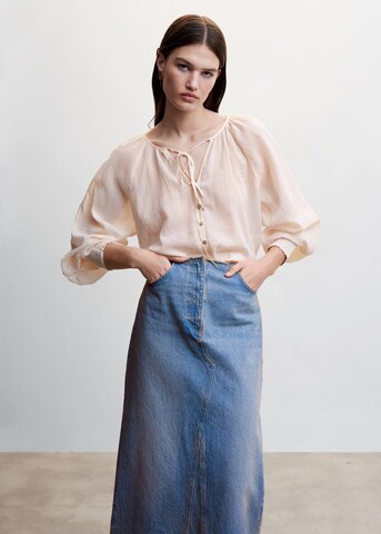 MANGO Blus 'Recti' i rosa: framsida