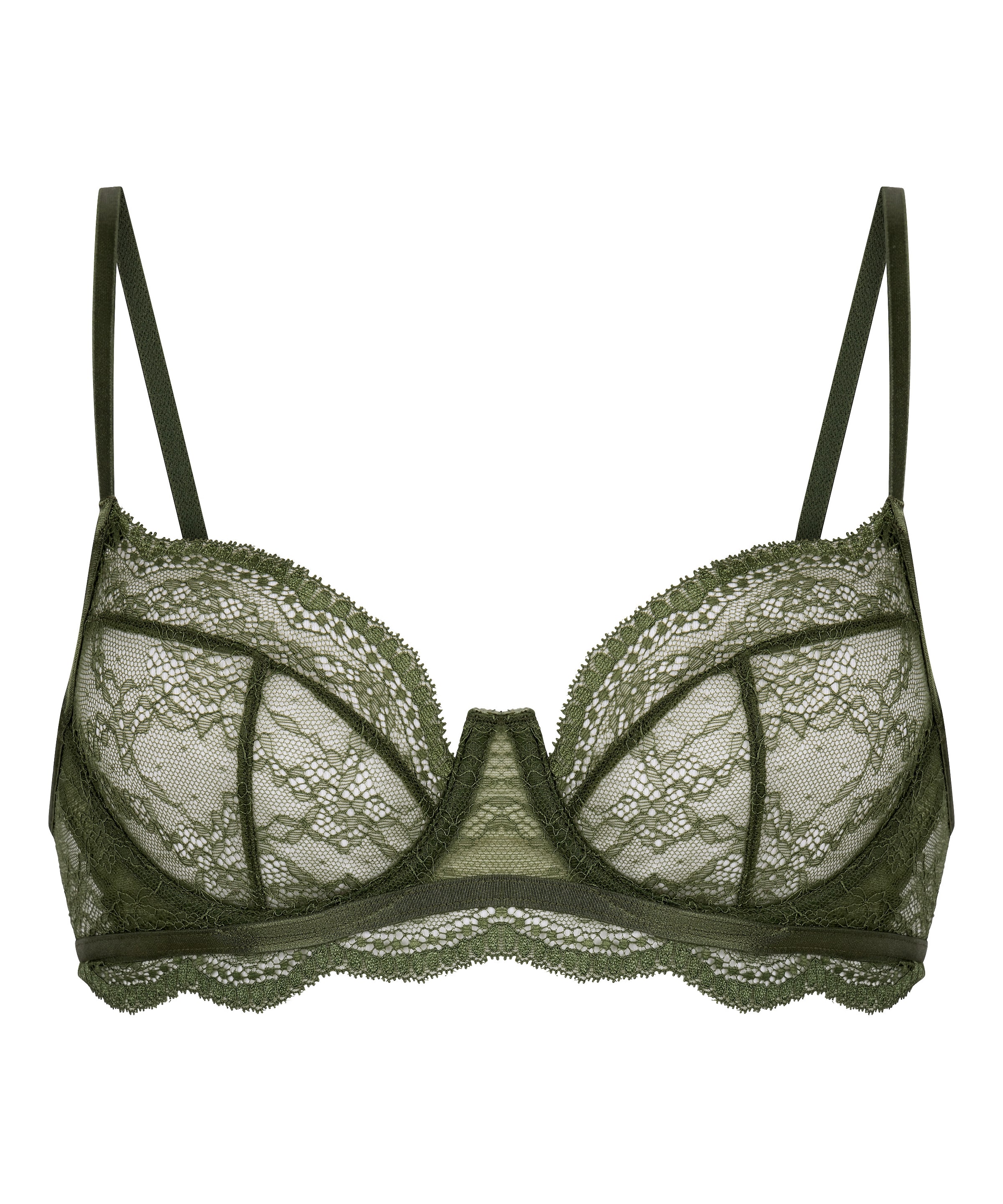Hunkemöller Bra 'Isabelle' in Olive, Item view