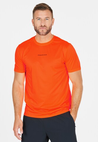 ENDURANCE Performance Shirt 'Alan' in Orange: front