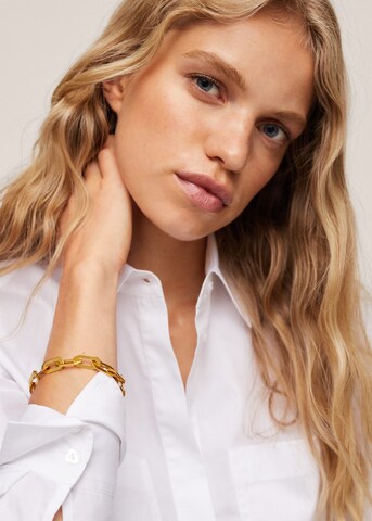 MANGO Bracelet 'Mutis' in Gold: front