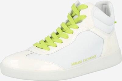 ARMANI EXCHANGE Високи сникърси в киви / бяло, Преглед на продукта