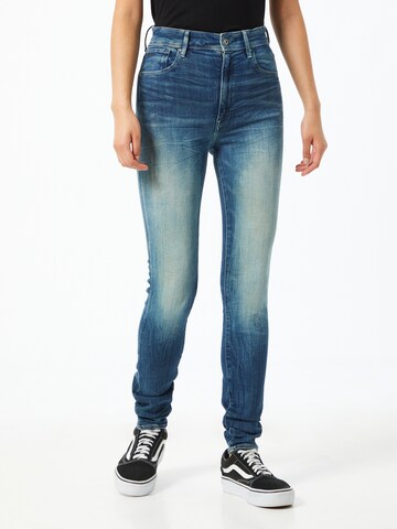 G-Star RAW Skinny Jeans 'Kafey' i blå: forside