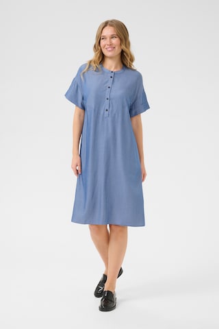 Kaffe Kjole 'Plucinda' i blå: forside