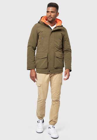 INDICODE JEANS Parka 'Waters' in Grün