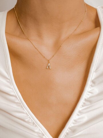 Collana 'Letter A.' di Hey Happiness in oro