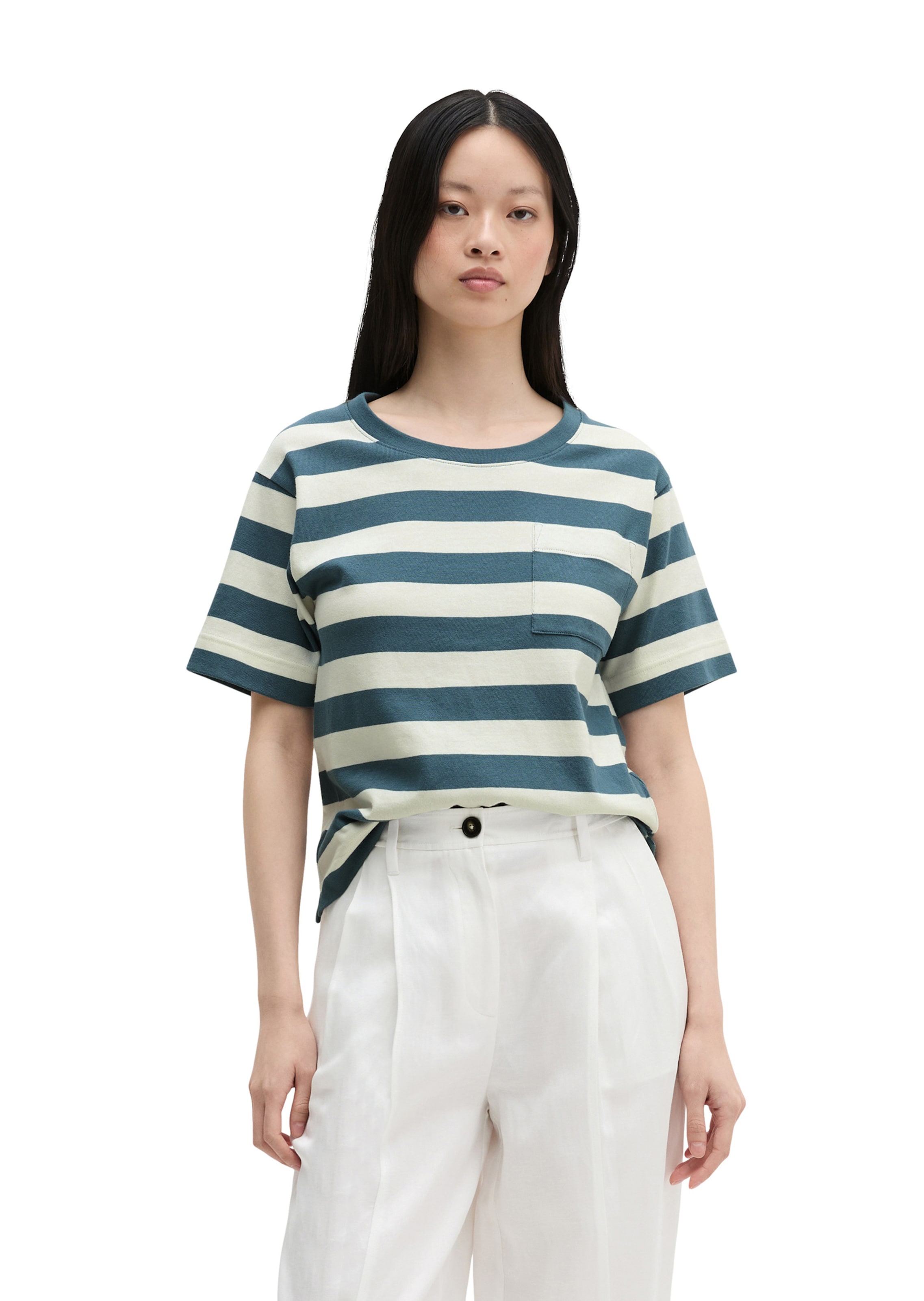 Marc O'Polo Shirt in Blauw: voorkant