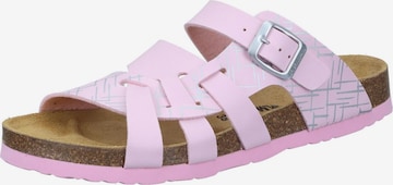 DR. BRINKMANN Mules 'OLIVA' in Pink: front