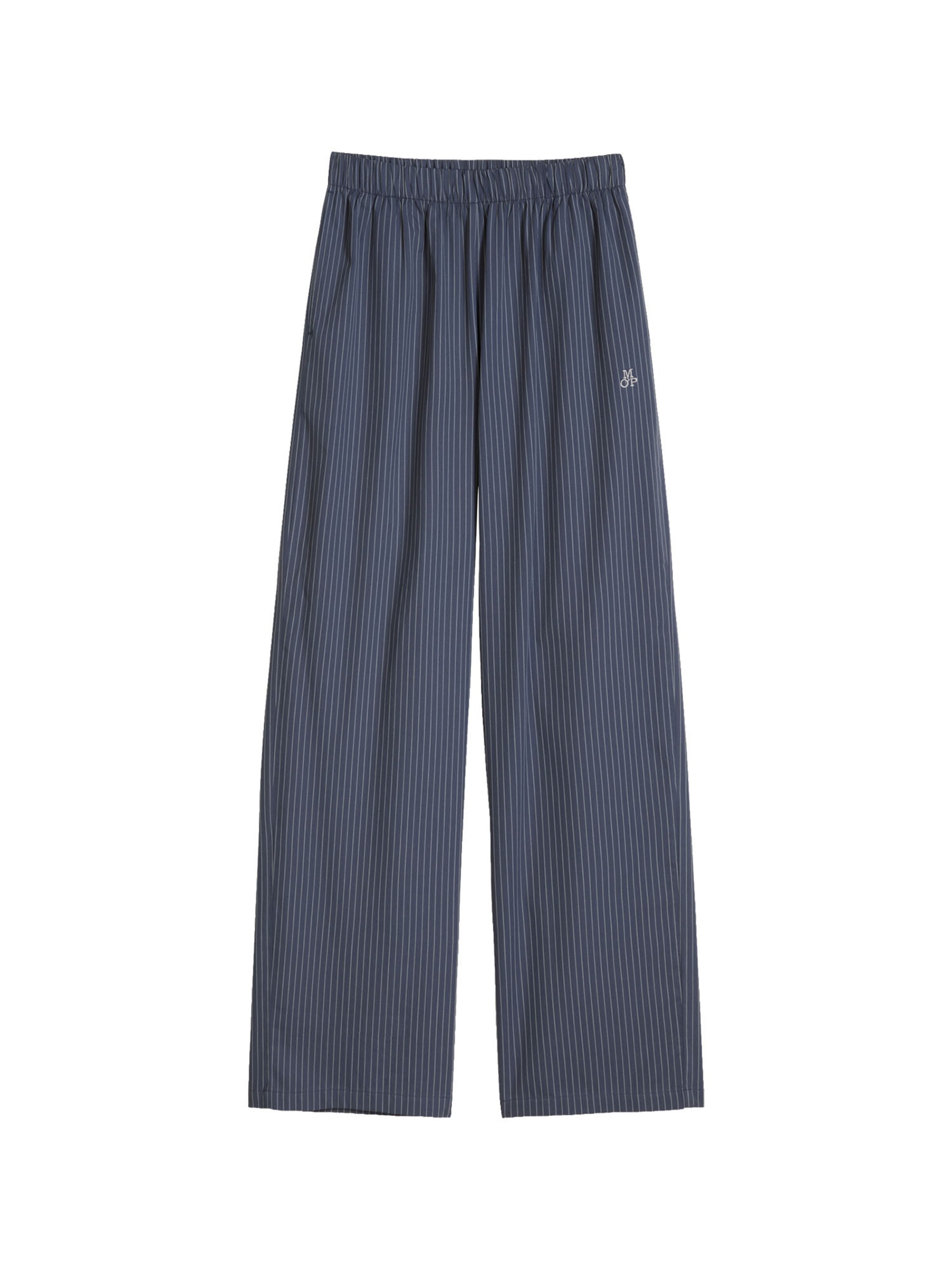Marc O'Polo Pyjamabroek ' Classic ' in Blauw: voorkant