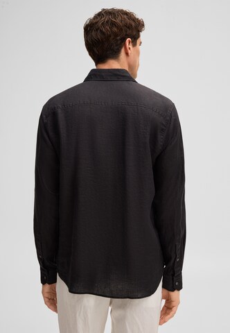 STRELLSON Regular fit Button Up Shirt 'Ceasar' in Black