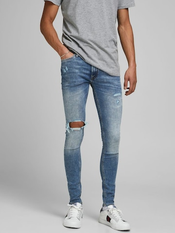 Skinny Jeans 'Tom' di JACK & JONES in blu