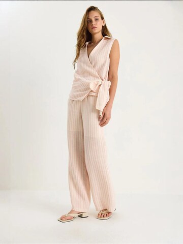 Bianco Lucci - Calças de fato em rosa