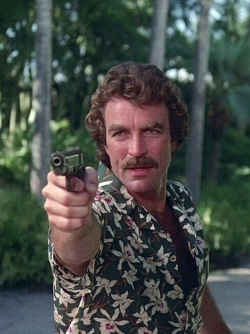 Paradise Found Regular fit Button Up Shirt 'Tom Selleck Rainforest' in Green