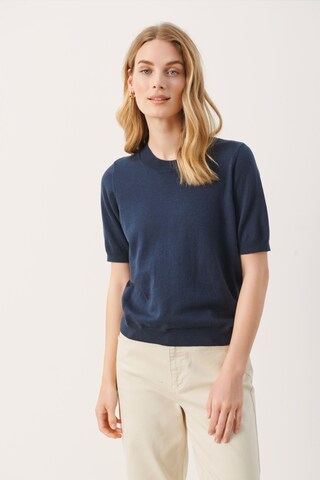 Part Two Pullover 'Everlotta' in Blau: Vorderseite