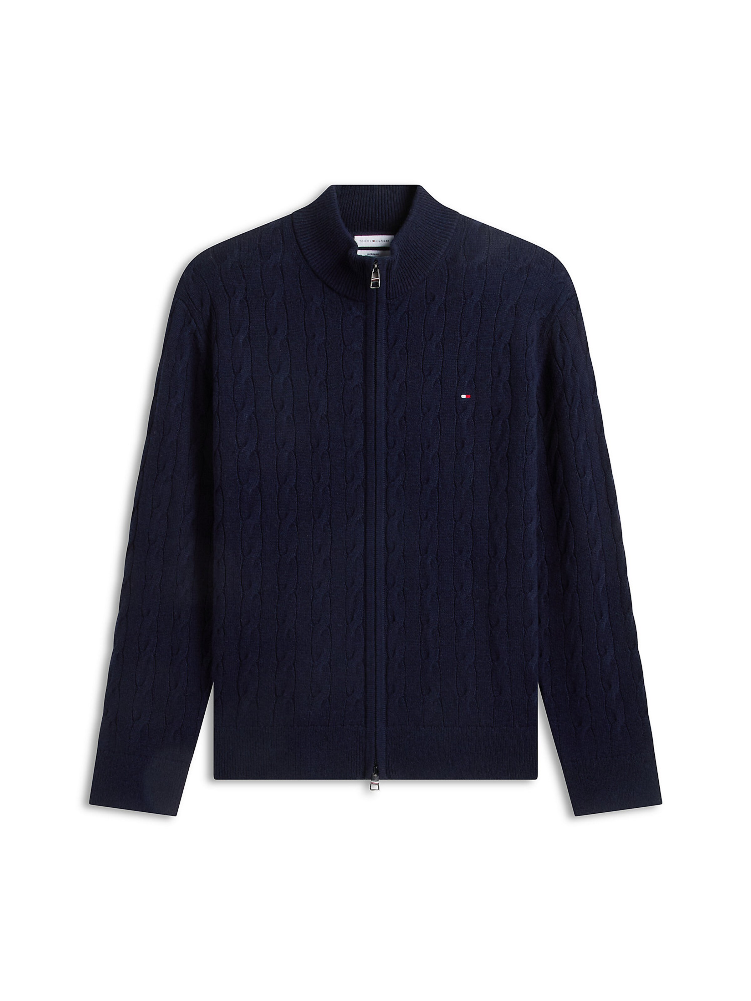 TOMMY HILFIGER Strickjacke in Blau: Vorderseite