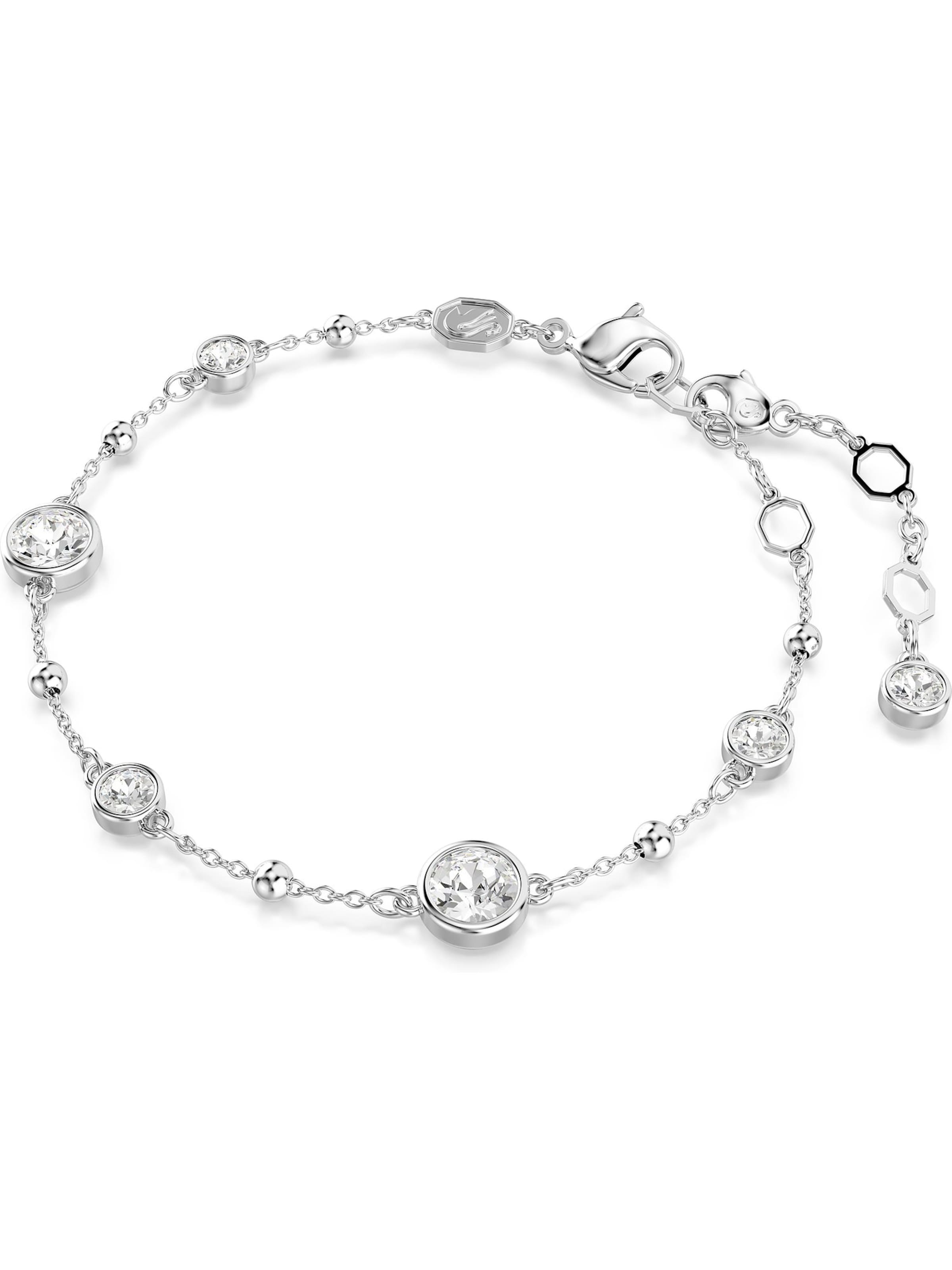 Swarovski Armband in Silber: Vorderseite