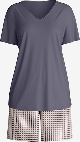 CALIDA Shorty 'Graphic Nights' in Grau: Vorderseite