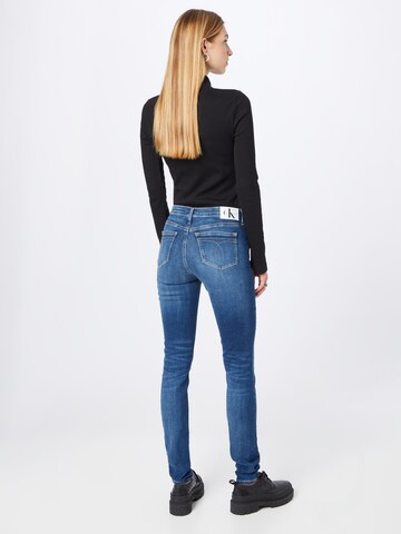 Calvin Klein Jeans Slimfit Jeans in Blauw