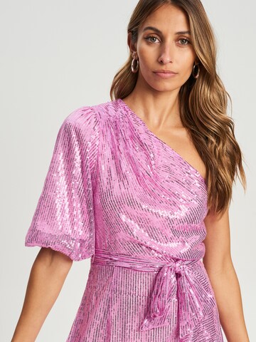 Robe 'FIONA' Tussah en rose