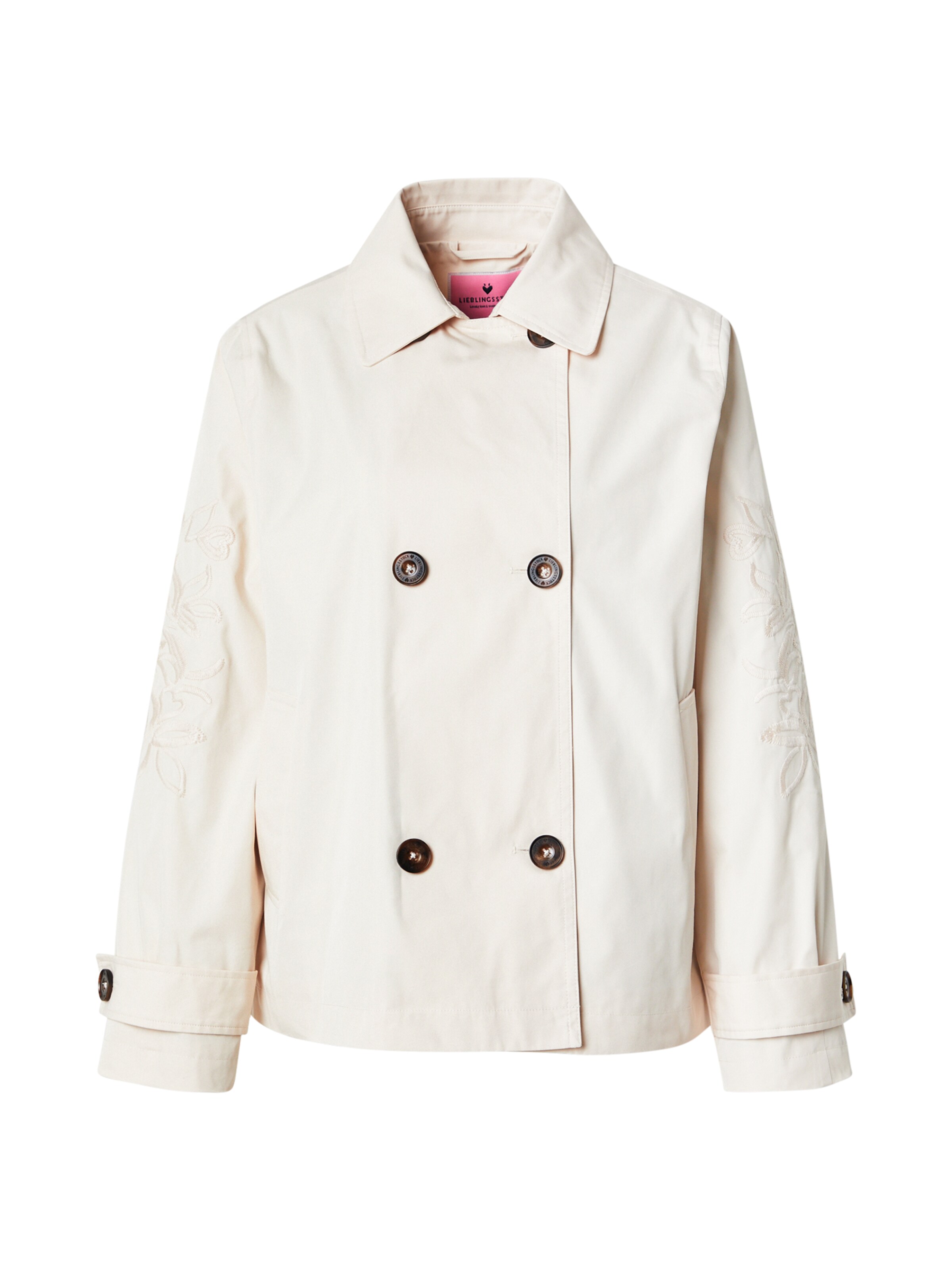 LIEBLINGSSTÜCK Φθινοπωρινό και ανοιξιάτικο μπουφάν 'Inia' σε μπεζ: μπροστά