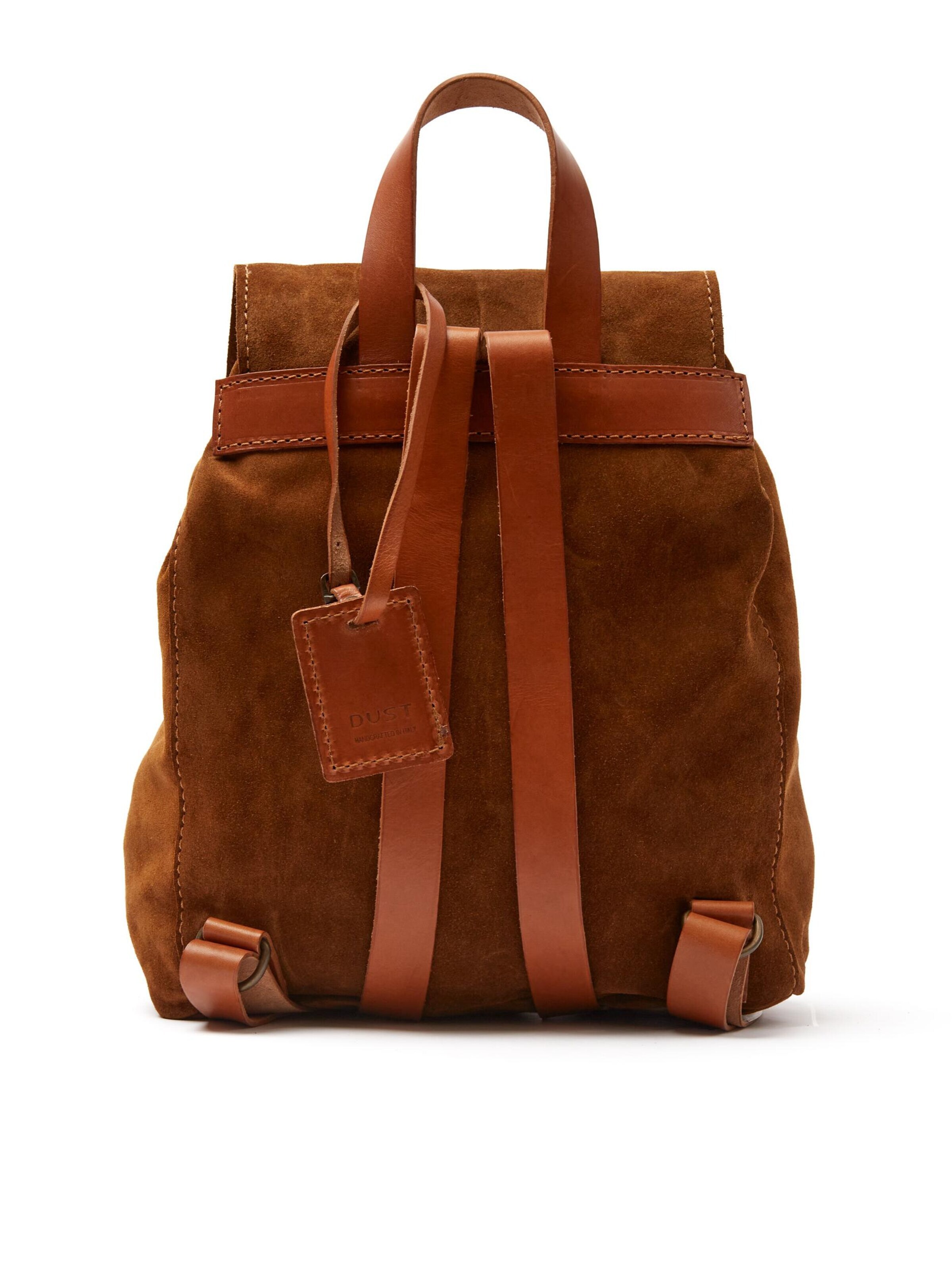 Sac à dos 'Leather Backpack in Suede Brown Venice Collection' THE DUST COMPANY en marron