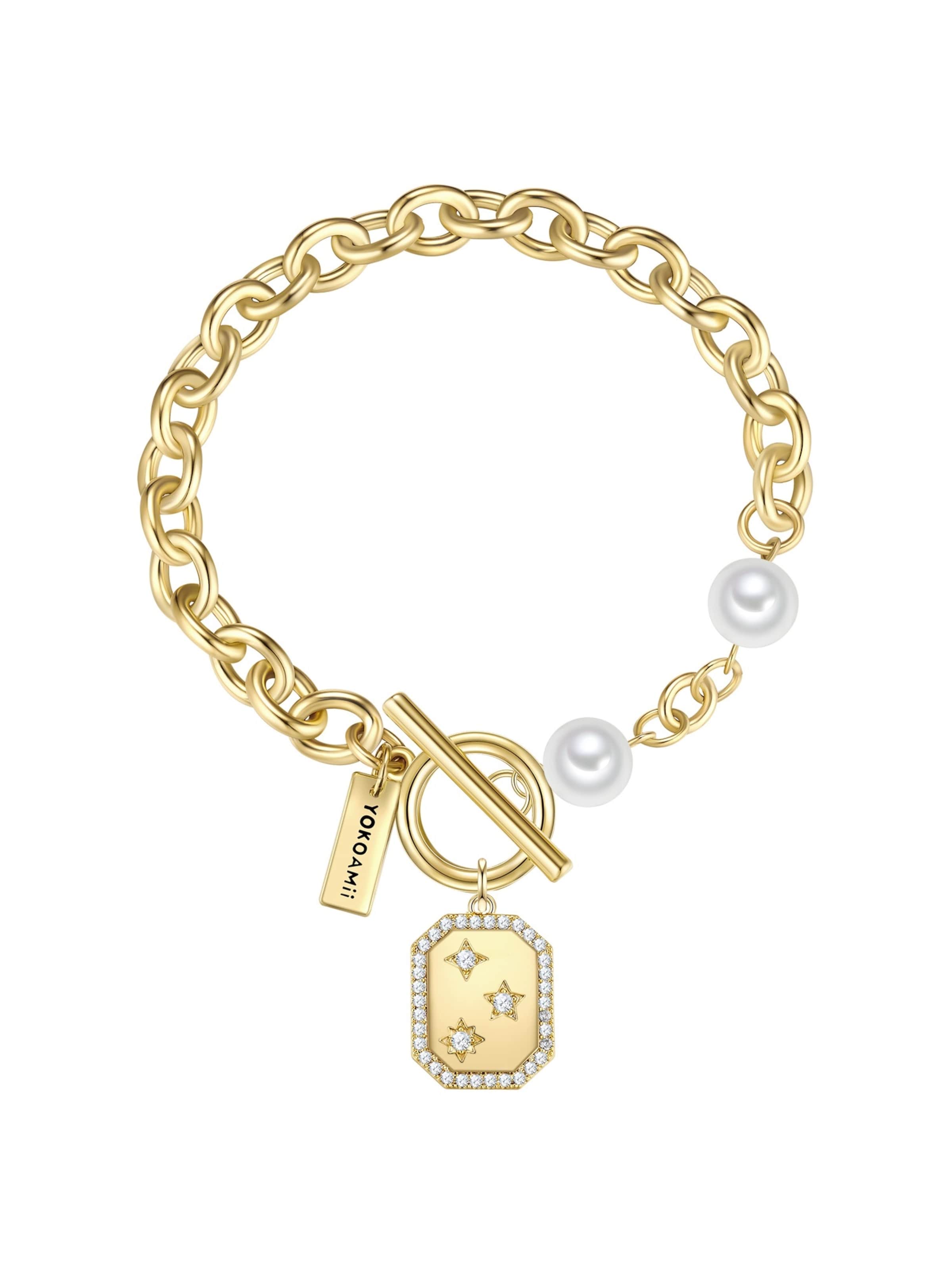 Yokoamii Bracelet in Gold: front